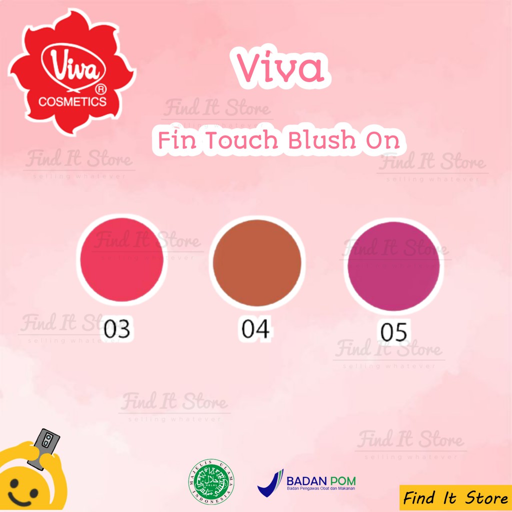 Viva Fin Touch Blush On | Perona Pipi | 2gr