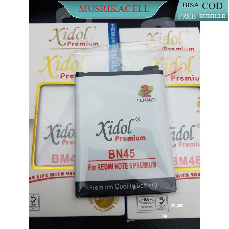 BATU BATERAI BATRE BATERAY BATRAY BATTRAY XIAOMI REDMI NOTE 5 5 PRO XIDOL ORIGINAL ASLI 4100 KIDOL