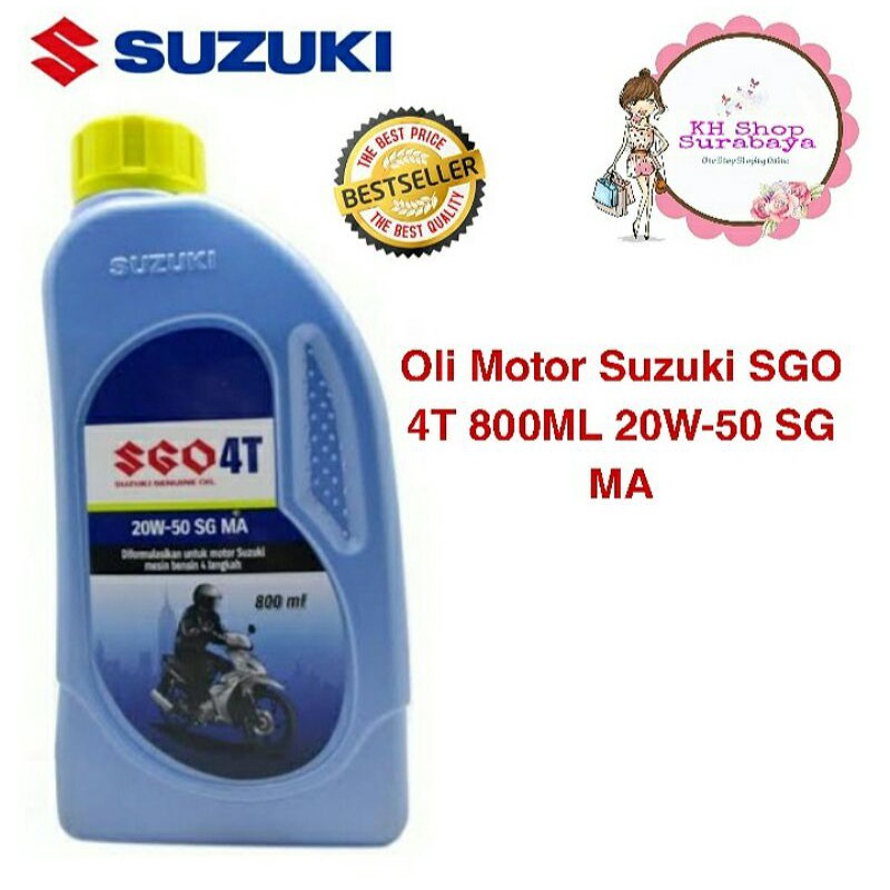 Jual Oli Mesin SGO 4T 0 8L 20W 50 SG MA Oil Motor Suzuki Termurah