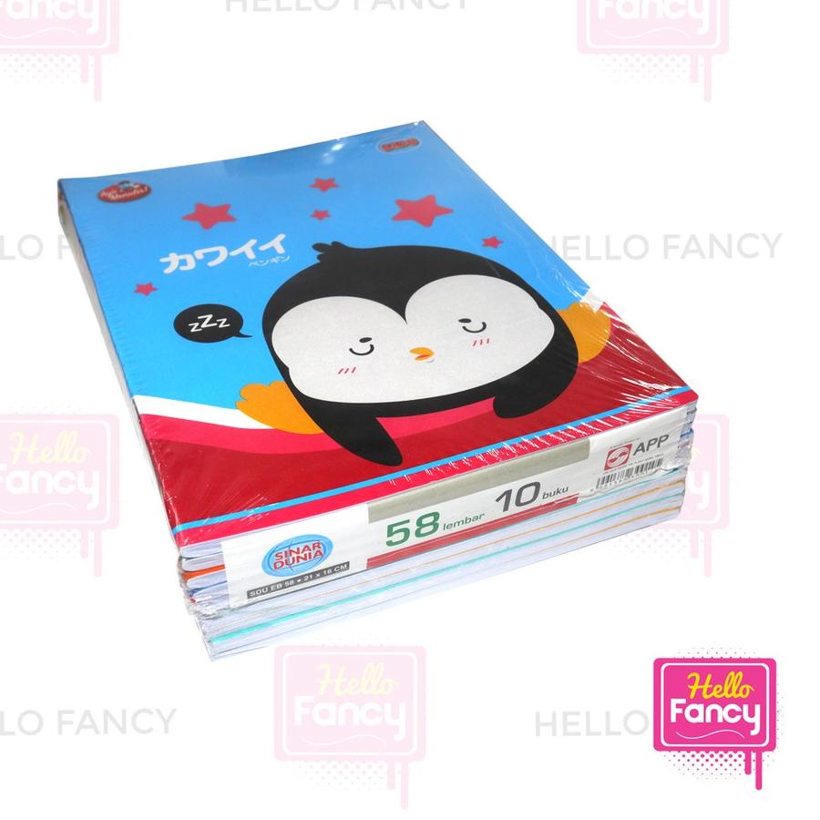

Star Seller.! Buku Tulis Sinar Dunia SIDU 58 Lembar isi 10 Buku Segera Dapatkan !!