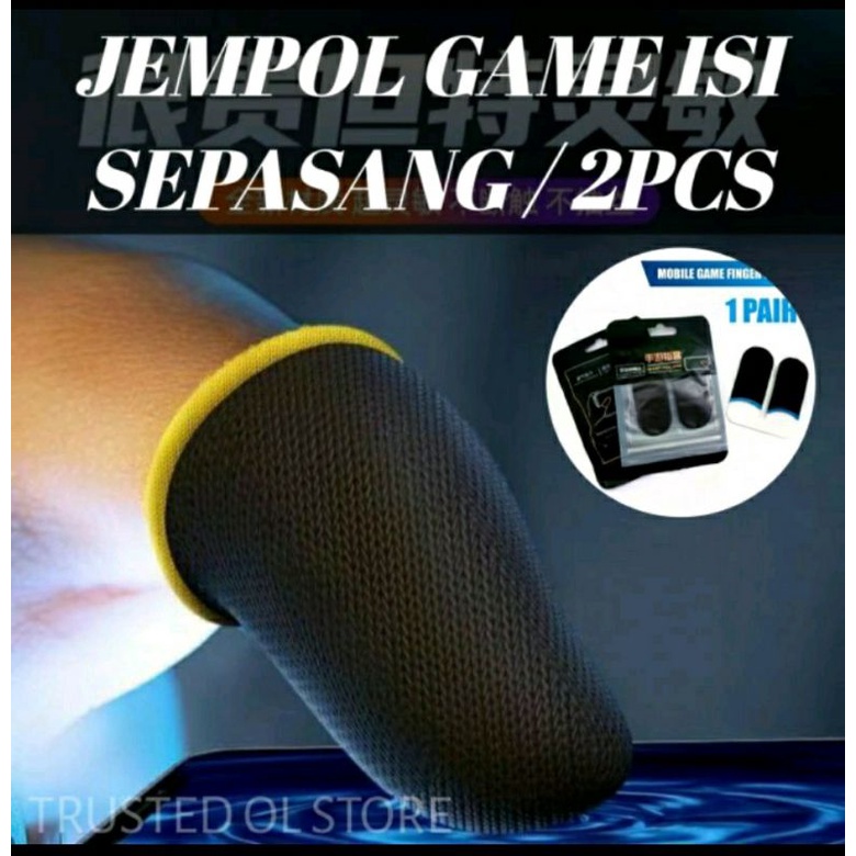 FINGER COTS SARUNG JARI TANGAN GAMER ANTI KERINGAT ANTI BASAH GAME MOBILE LEGEND PUBG