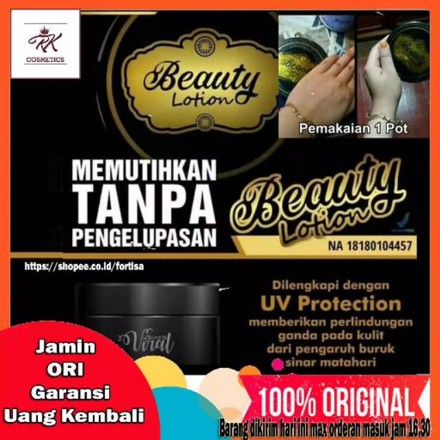 Beauty lotion viral 100% ori COD|gratis ongkir