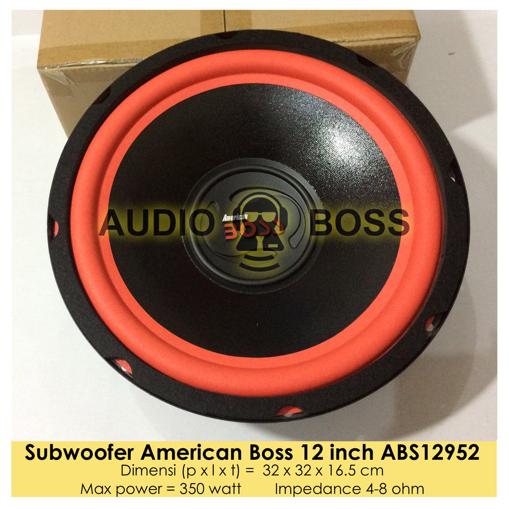subwoofer american boss 12