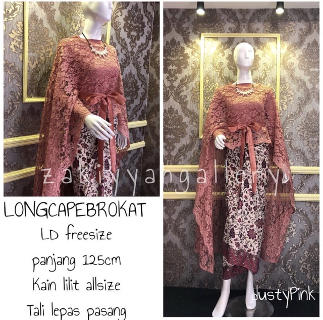 LONGCAPE BROKAT / KEBAYA MODERN / BAJU KONDANGAN