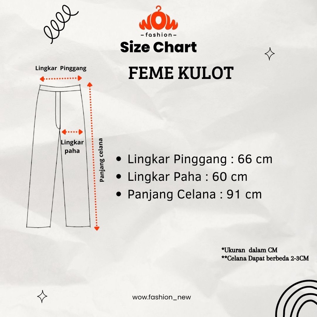 WOW-Feme Kulot Jeans Kancing Samping Bawah/Celana Kulot Jeans/kulot Jeans Wanita