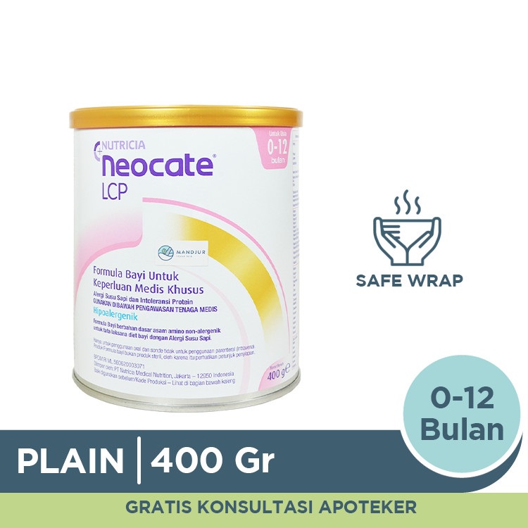 

Nutricia Neocate LCP 400gr - Susu Formula Khusus Bayi Alergi Susu Sapi