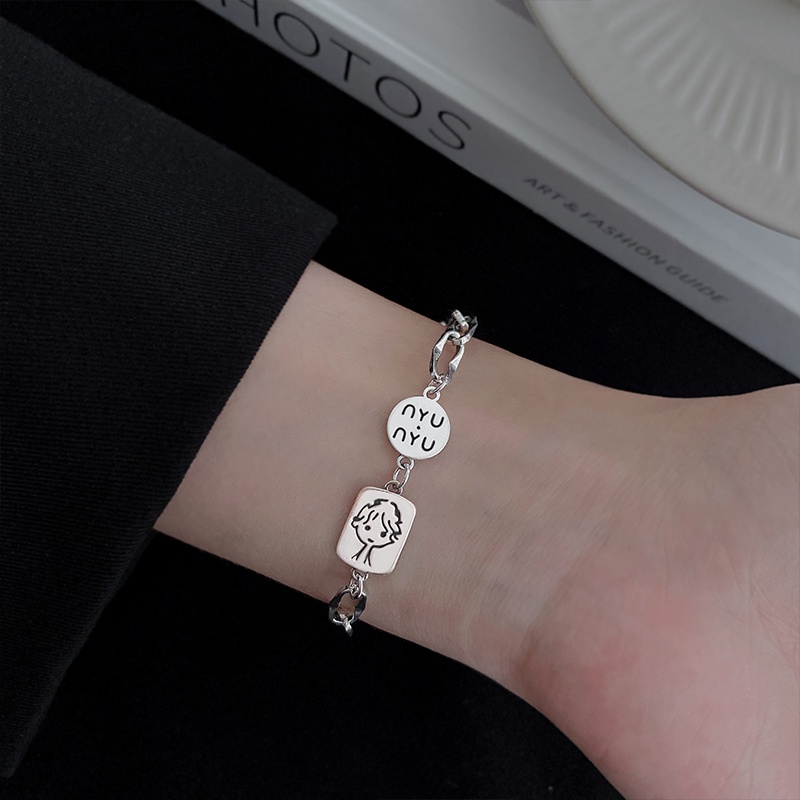 Cartoon Portrait Bracelet Accessories Hip Hop Trend Personality Simple Fashionable