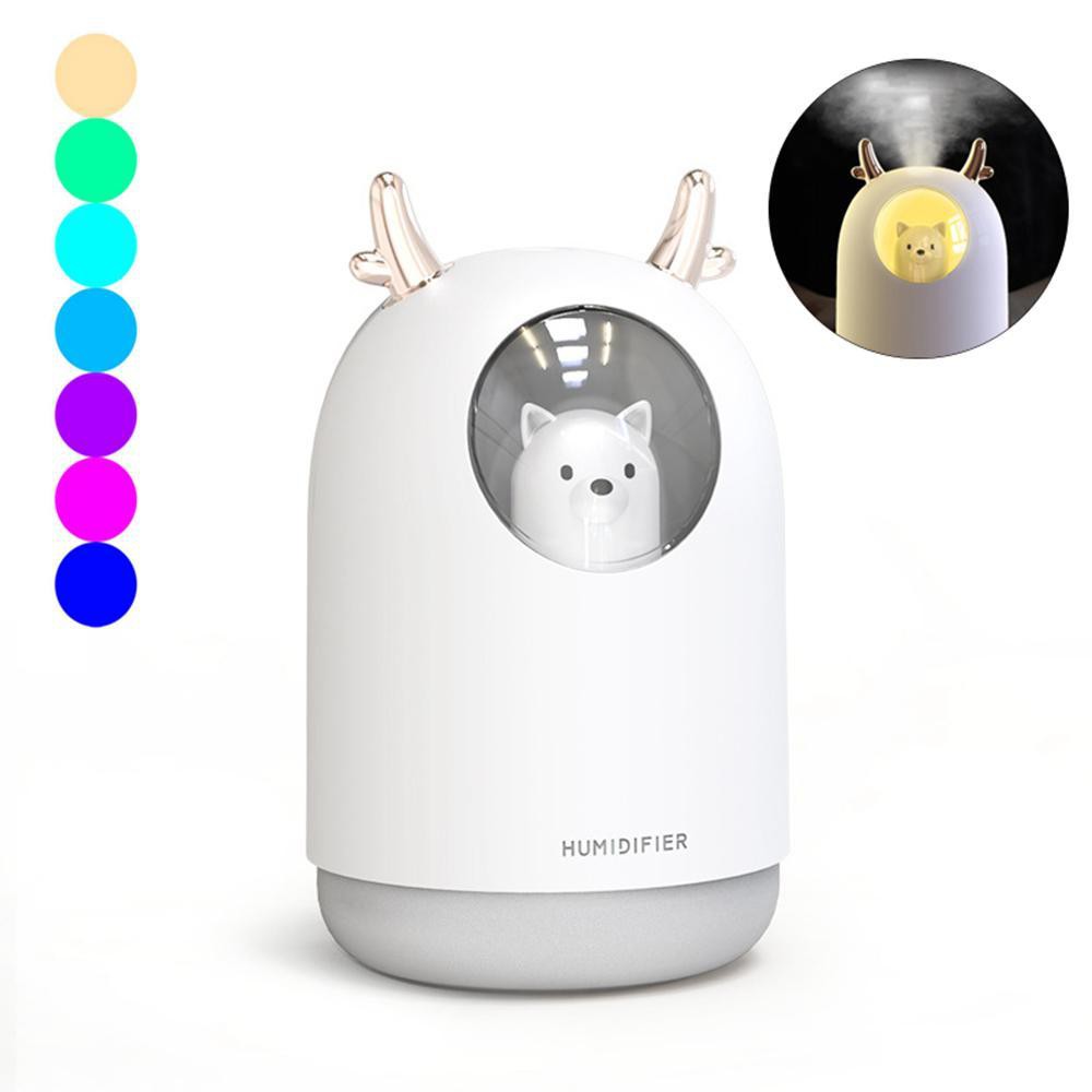 Diffuser Aromaterapi Humidifier Essential Oil Lampu LED