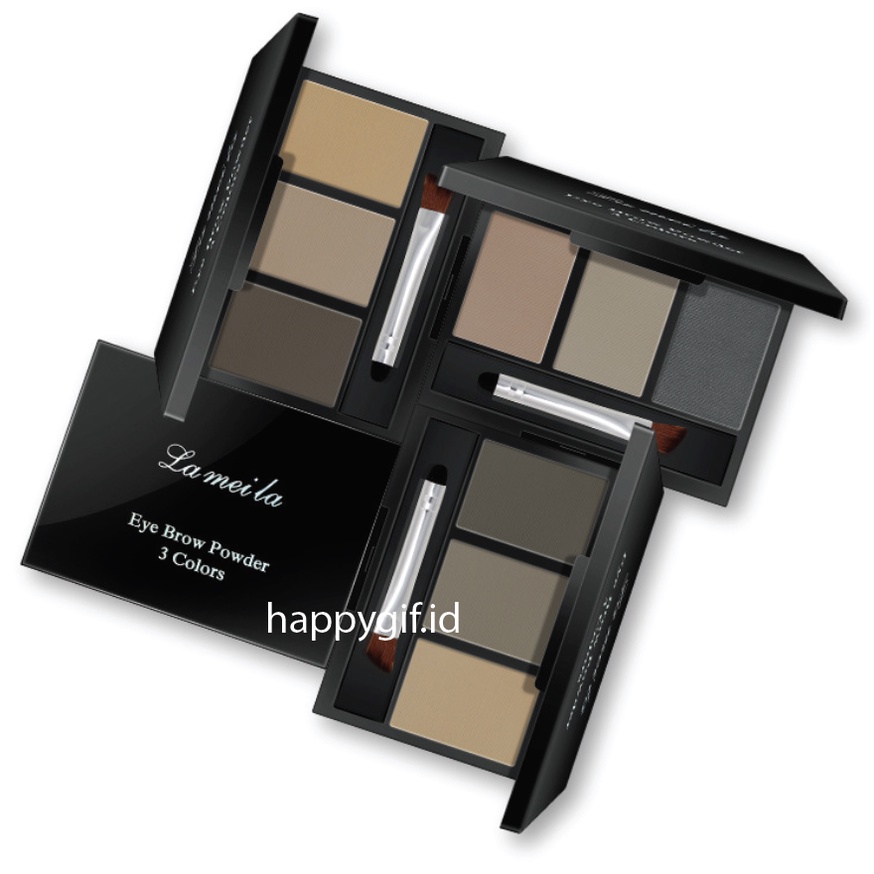 LAMEILA 3 Color Eyebrow Powder Bedak Alis LA146 3605