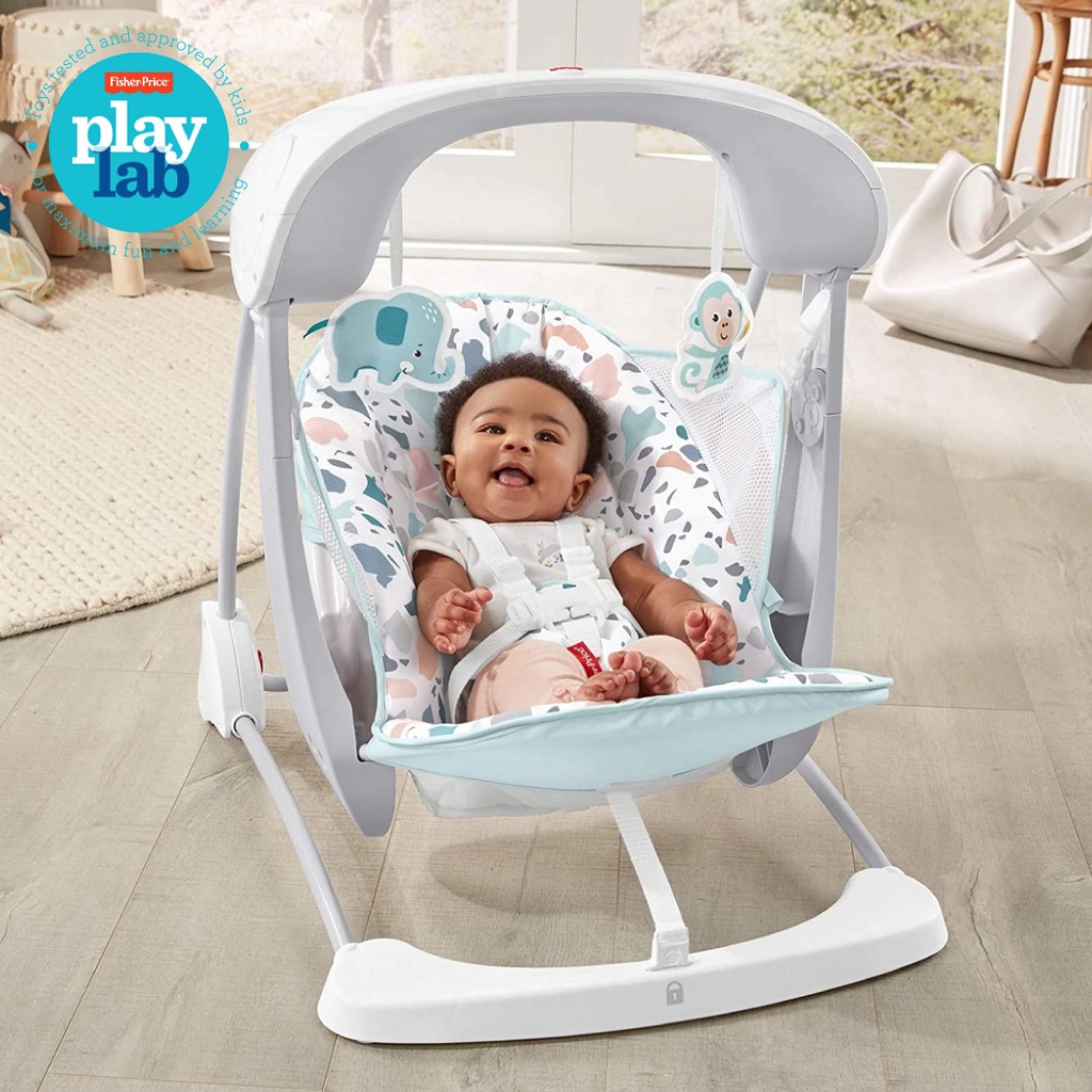 Fisher-Price Take-Along Baby Swing &amp; Seat - Kursi Goyang Bayi