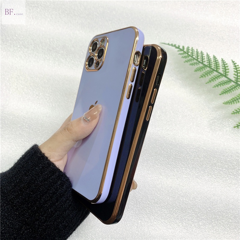 Soft Case Silikon Electroplating 6d Cover Iphone 11 12 13 Pro Max X Xr Xsmax 6 7 8 Plus 12promax