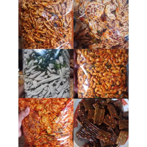 

basreng dan cemilan pedas gurih 1kg #basrengviral #cemilan #cemilanhot