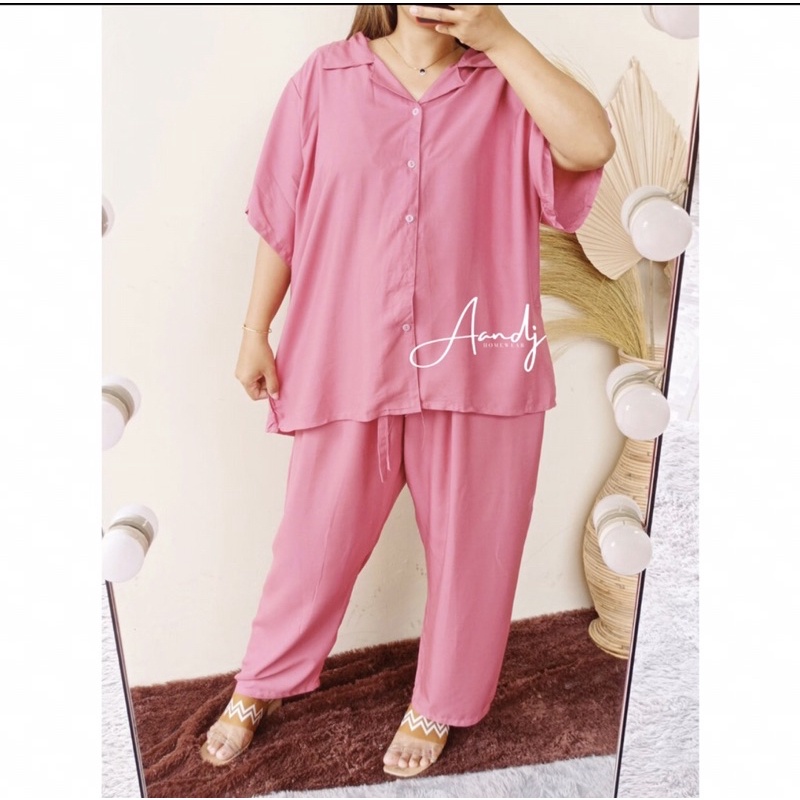 BIGWELL SET BIGSIZE JUMBO OVERSIZE XxL lengan pendek