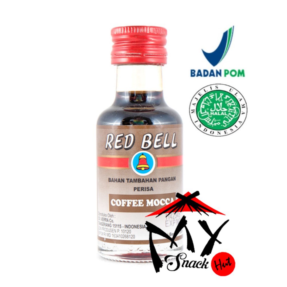 RED BELL FLAVOUR COFFEE MOCCA 30ML - RED BEL ESSEN KOPI MOKA - REDBELL ESEN ESSENCE MOCHA HALAL MUI