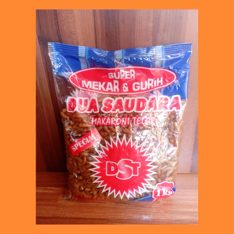 

Makaroni dua saudara 1kg / makaroni mentah mekar mengembang