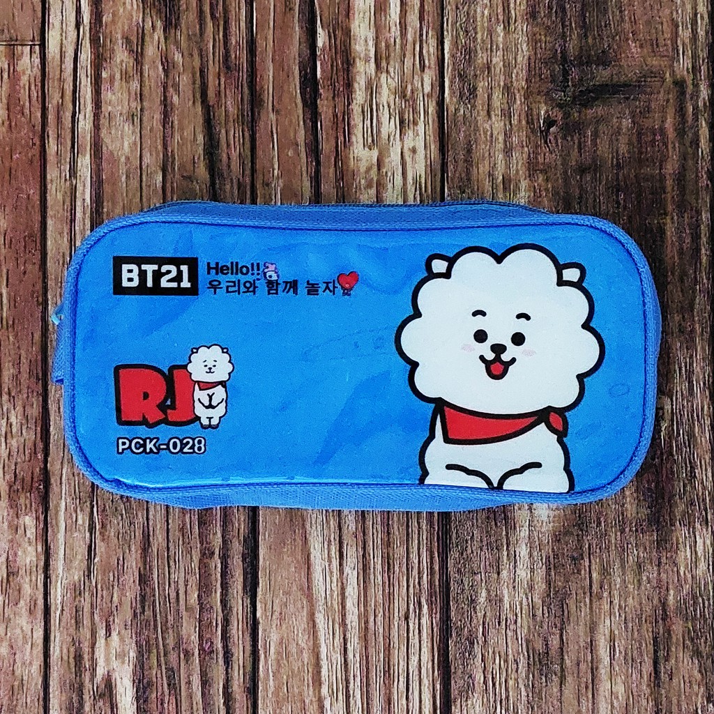 KOTAK PENSIL BT21 KPOP / TEMPAT ALAT TULIS BT21 TERLARIS-K.P - BT21 RJ