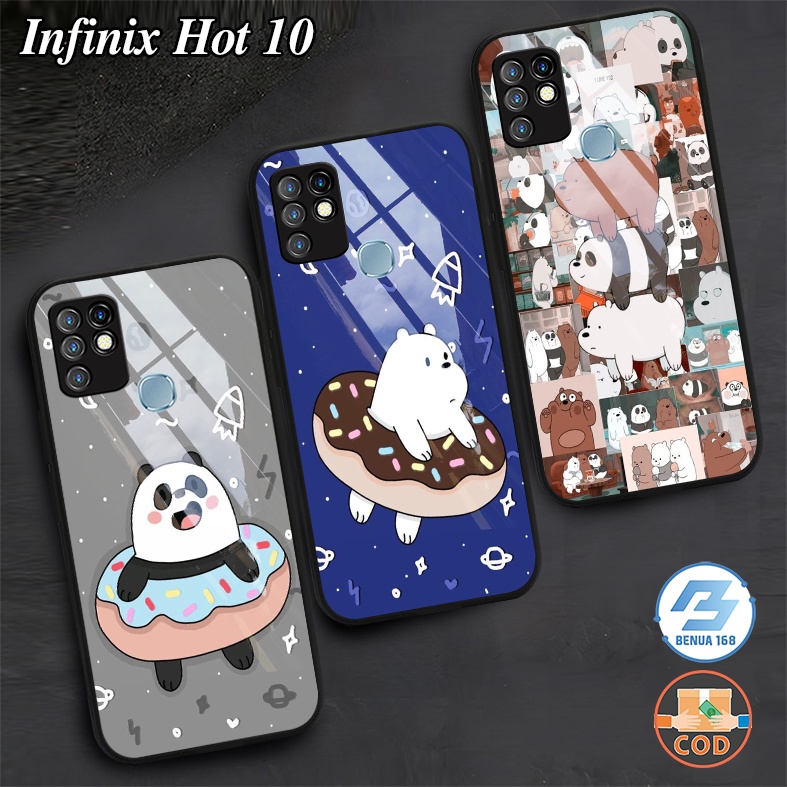 Benua Case - Case BARE BEARS Infinix Hot 10 - Case Hp Infinix Hot 10 - Kesing Hp Infinix Hot 10 - So