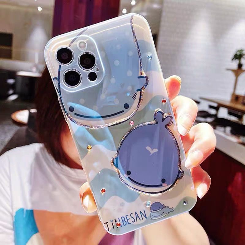 IPhone 11 13 11promax XR Cute IPhone 12 12promax Cute Cartoon A Mobile Phone Case 7 8Plus IPhone SE X XS Anti-drop Soft Silicone Case Szjy