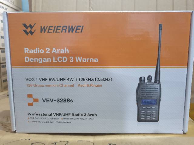 HT WEIRWEI 3288S UHF 400-470mHz GARANSI WEIRWEI UHF  3288S