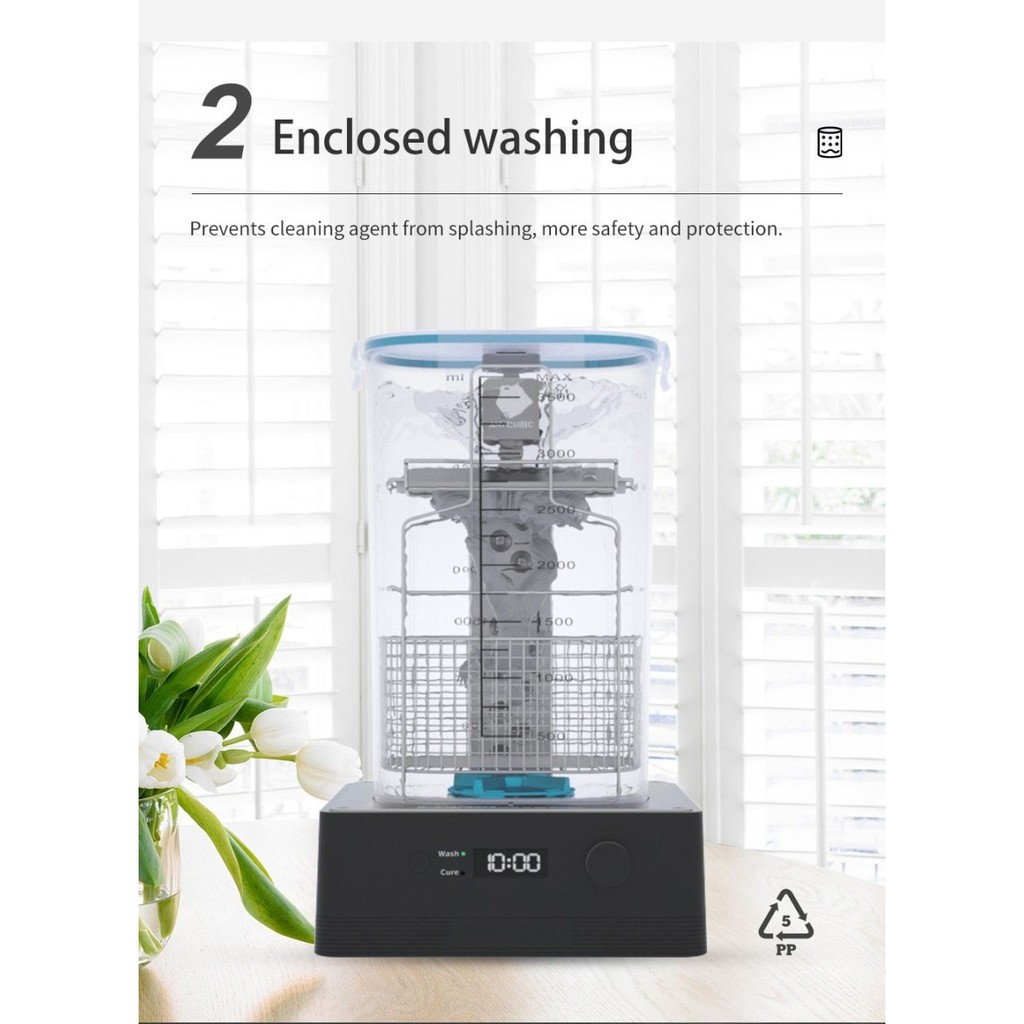 3D Printer New Anycubic Photon Wash and Cure 2.0 Resin Treatment