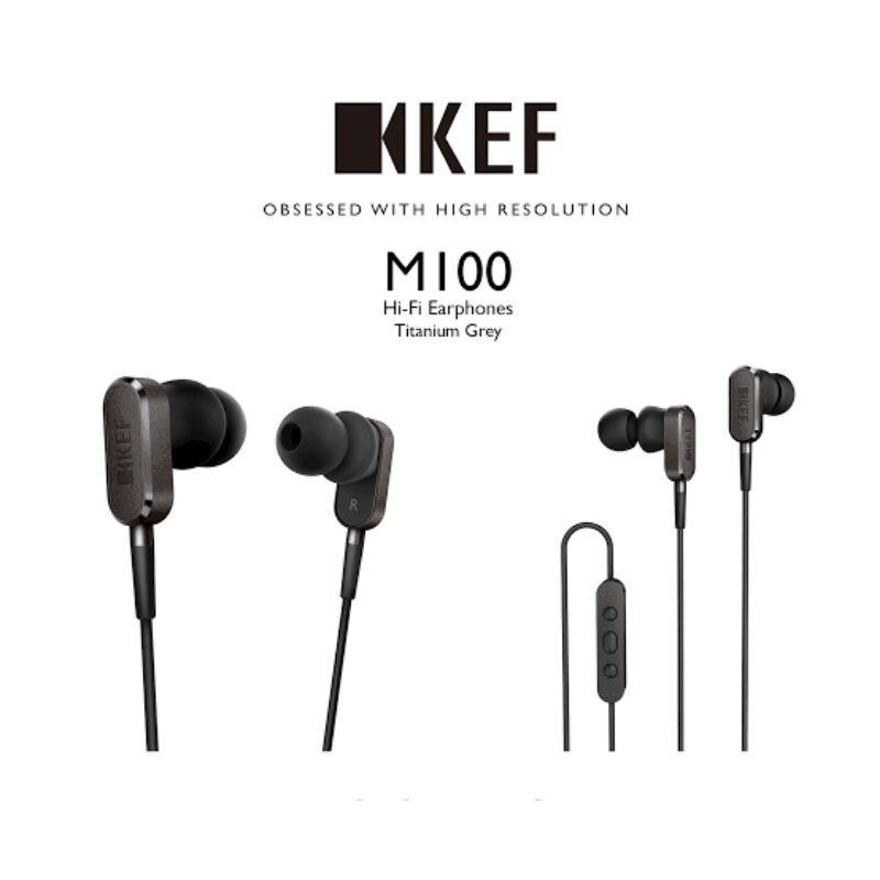 KEF M100 Hi Fi In Ear Headphones