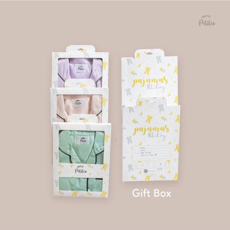 PETITCO GINGHAM COLLECTION - PIYAMA ANAK