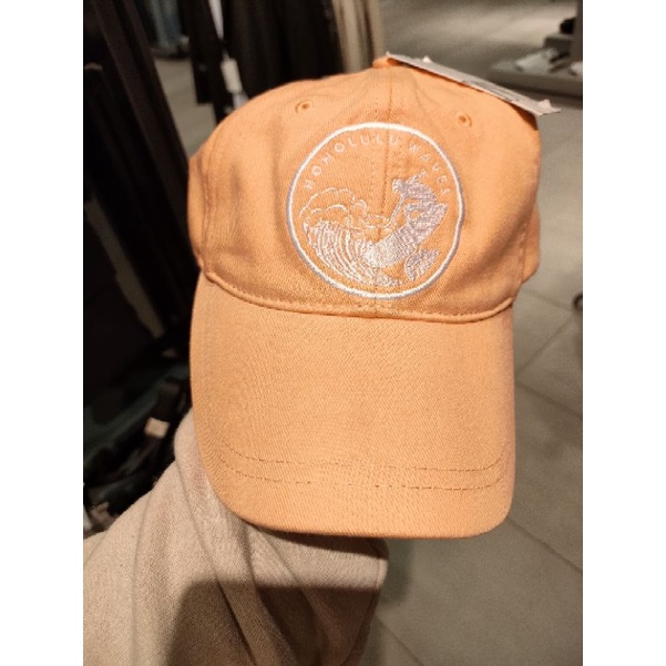 Topi baseball pria Zara logo surfing wave Made In Turkey original