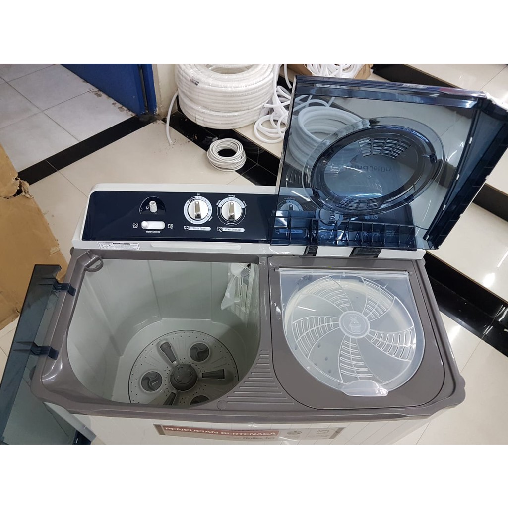 MESIN CUCI LG WP 1400 R 14KG 2 TABUNG 1400R LOW WATT