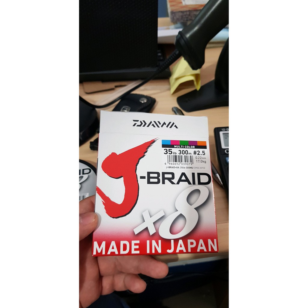 senar braid daiwa j braid x8 300 m