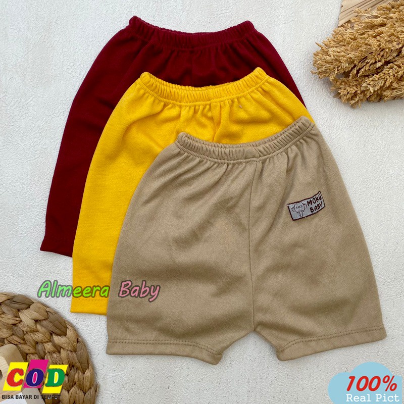 Isi 6 PCS Baju Celana Bayi Setelan Bayi Pendek Usia 0-3 Bulan Almeera Baby and Kids