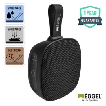 Eggel Fit 2 Waterproof Bluetooth Speaker with FM Radio