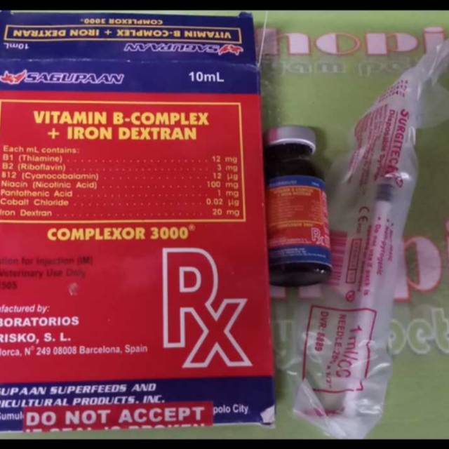 Complexor doping ayam pisau philipine vitamin multivitamin tenaga impor ori asli