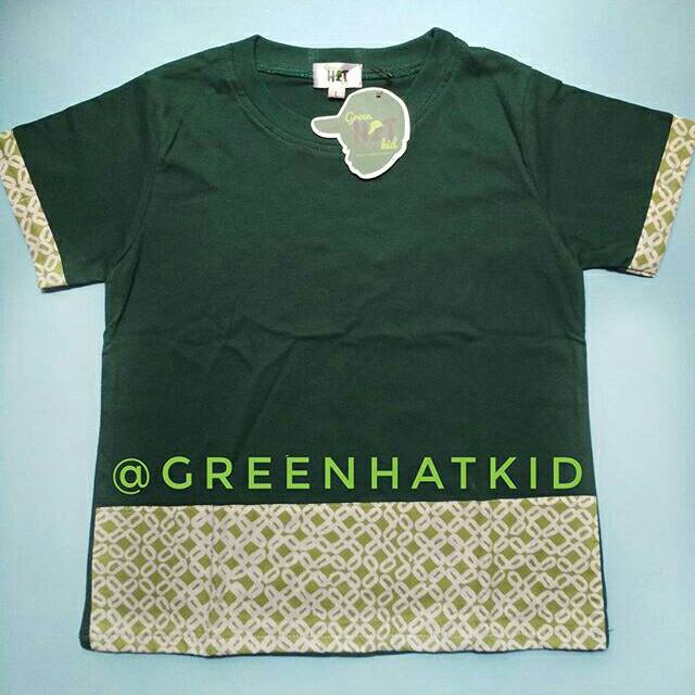 BATIK ANAK/EARTHY KAWUNG T-SHIRT/KAOS BATIK ANAK MOTIF KAWUNG KAW-001