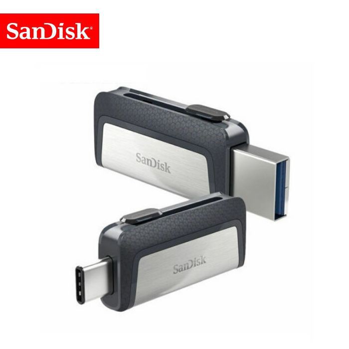 SanDisk Ultra Dual Drive USB 3.1 Flash Drive 16 GB dan 32GB with OTG Type-C