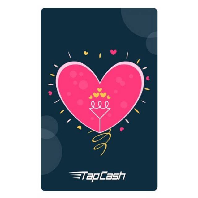 BNI Tapcash Valentine edisi Love /Like eMONEY eTOLL Flazz or Brizzi