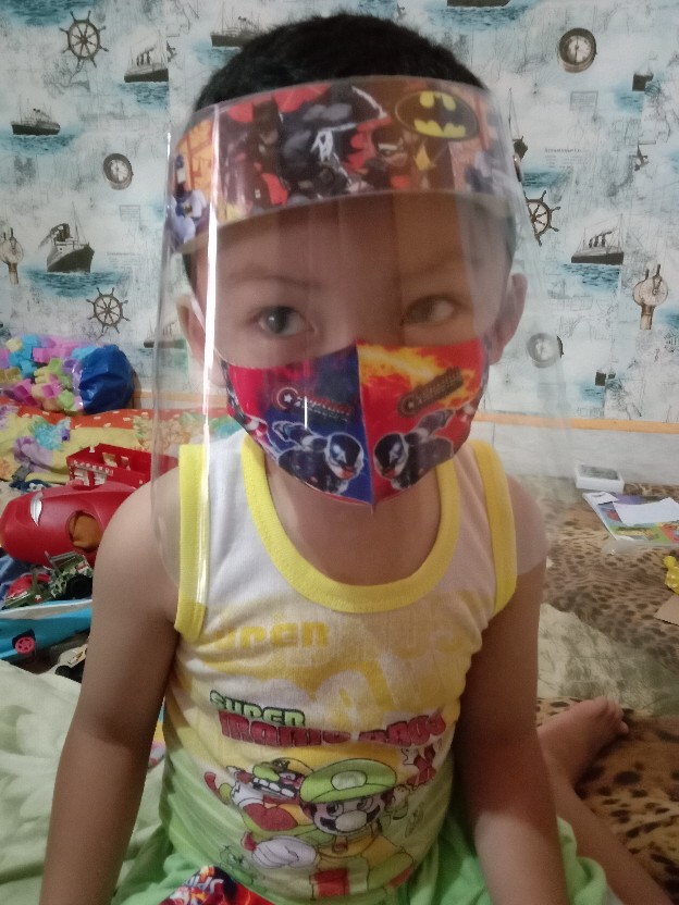 Face Sield Buka Tutup