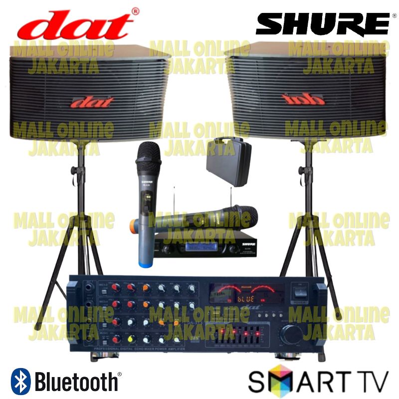 Paket karaoke Dat 10 inch sound system original