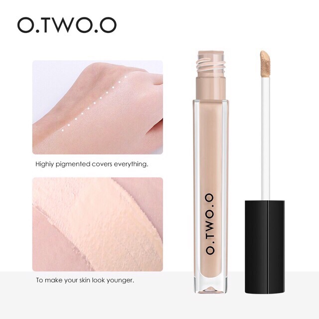 O.TWO.O Liquid Concealer 4 Color Waterproof