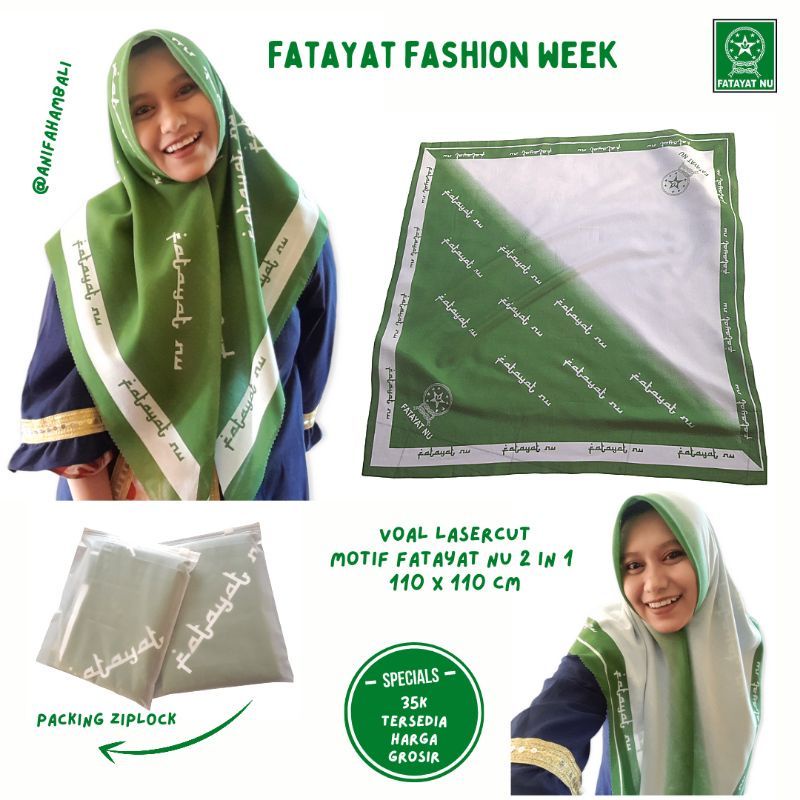 jilbab fatayat nu//kerudung fatayat//hijab fatayat nu//hijab santri nasional