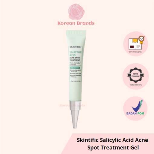 Skintific Salicylic Acid Acne Spot Treatment Gel 12 Hours Cure Acne 10g