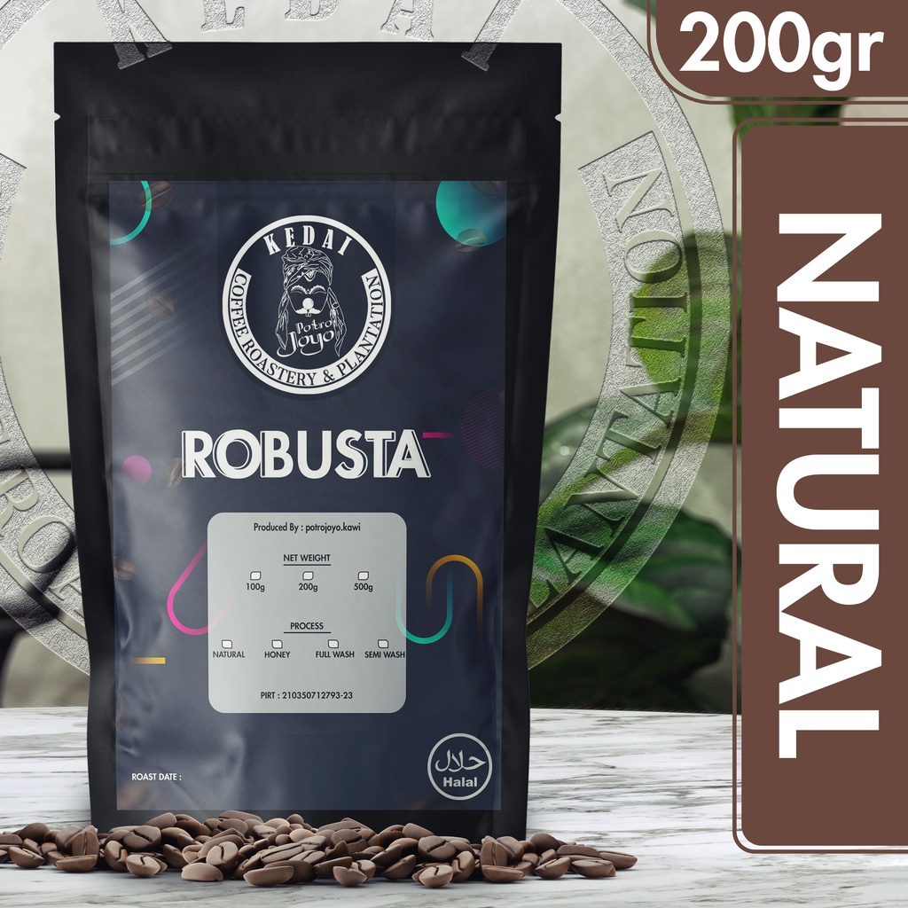 

Robusta Specialty Natural 200 Gram Premium Coffee Kopi Jawa - Malang POTROJOYO