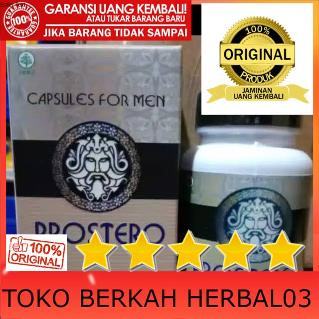100% ASLI Prostero asli original suplemen kesehatan pria obat herbal kuat