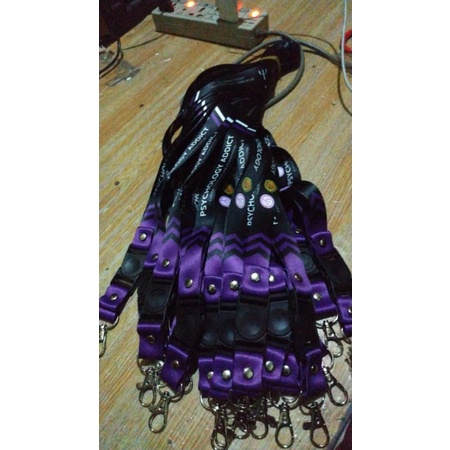 

lanyard id card custom 2CM 2muka 1set(holder+lanyard+idcard)