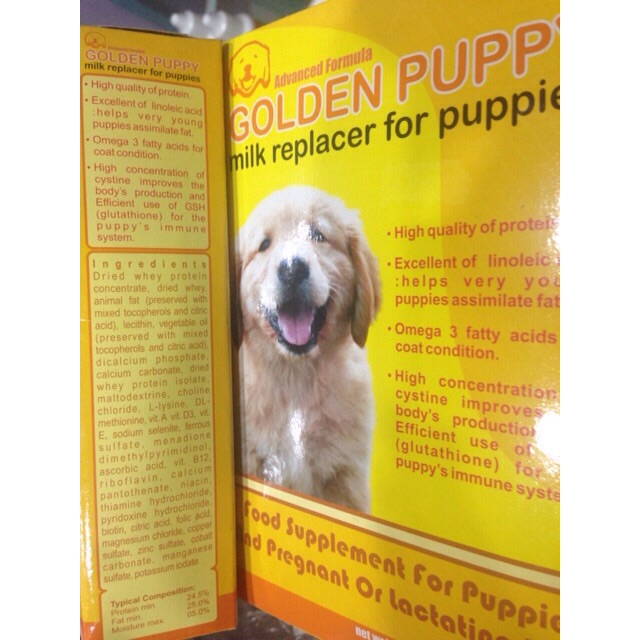Golden Puppy Milk Susu Unt Anjing Shopee Indonesia