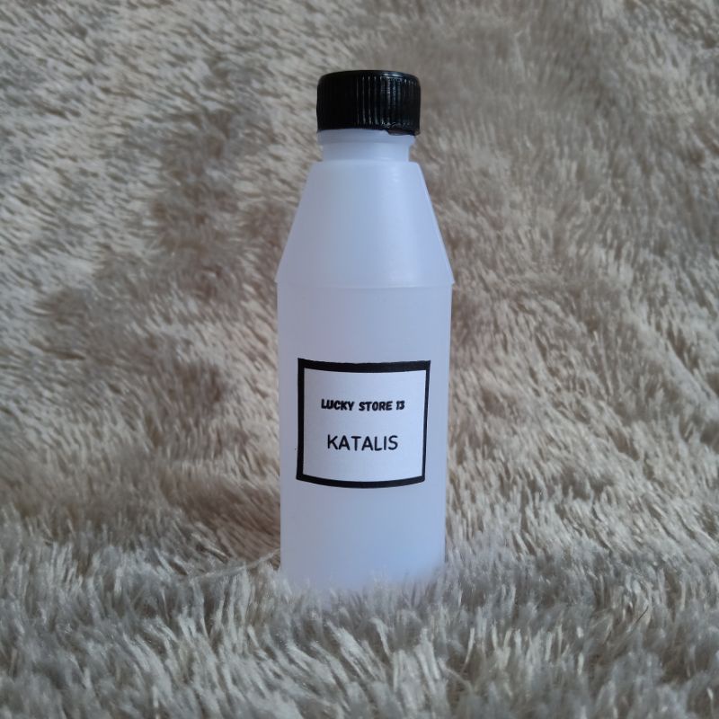 Katalis 100ml Pengeras Resin Catalis Fiber Acrylic DIY Keruh Bening Botol Bottle Transparan Kimia Se