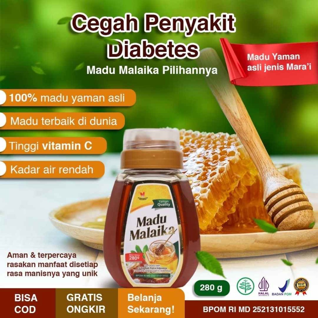 

Classica2106 Madu Yaman Malaika 280 Gr Madu Malaika 100% Madu Asli