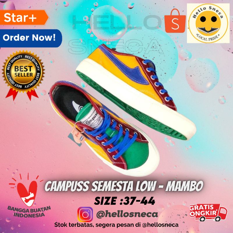 Sepatu Campuss Semesta Gazelle Mambo Xpresi not compass vintage