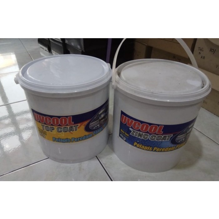 Cat dasar Anti Panas 4 kg / UV cool zink coat / Cat Tembok atap rumah