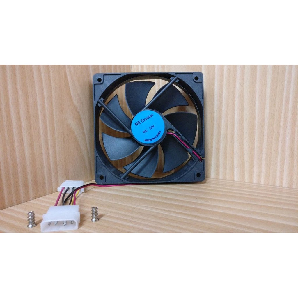 Kipas Fan Komputer Computer CPU PC 12 cm Hitam