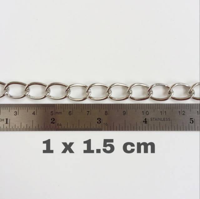 Rantai Tas Diameter 1.0x1.5 mm Meteran
